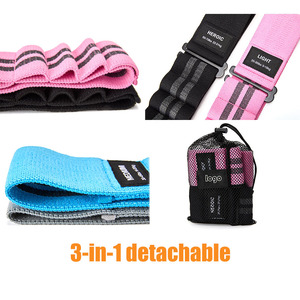 Chất lượng cao tùy chỉnh logo in tập thể dục tập thể dục vòng tròn chiến lợi phẩm hip vải kháng ban nhạc thiết lập cho chân glutes Yoga phòng tập thể dục - Product Image 4