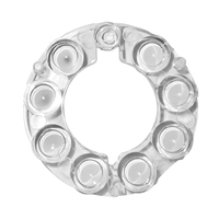 Lente Infrarroja Óptica Integrada 8 en 1 para Cámara de Seguridad CCTV 3030 SMD 33.8*33.8*6.8mm 60 °