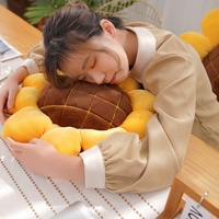 Coussin de siège en peluche tournesol, coussin décoratif en forme de fleur doux et rembourré avec rembourrage en coton PP
