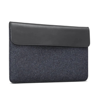 Vente chaude Notebook Computer Case Feutre Laptop Bag Sleeve Pouch Notebook Computer Document Case Pouch Avec Housse En Cuir