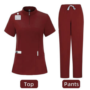 Conjunto de Uniformes Médicos al por Mayor, Uniformes Personalizados con Logotipo, Blusas y Pantalones para Enfermeras y Doctores, Conjuntos de Uniformes Modernos - Product Image 1