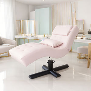 Suministro DE FÁBRICA DE Pinky Leem, peluquería personalizada, ajuste de dos secciones, camas de masaje reclinables, cama de belleza rosa para spa - Product Image 5