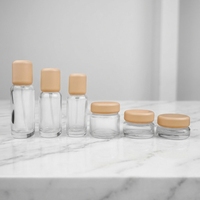 Flacon de fond de teint liquide, flacon pulvérisateur en verre, flacon de remplissage d'huile essentielle, flacon de remplissage de crème pour cosmétiques