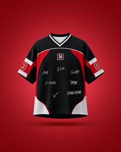OEM ODM Jersey Kpop ARMY Haut surdimensionné <span class=keywords><strong>RM</strong></span> <span class=keywords><strong>Jin</strong></span> Suga Jimin V Jungkook Korean Fan Merch - Product Image 3