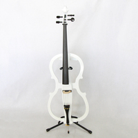 Stringed Instruments Cello for Sale High End Exquisite White Electric Cello