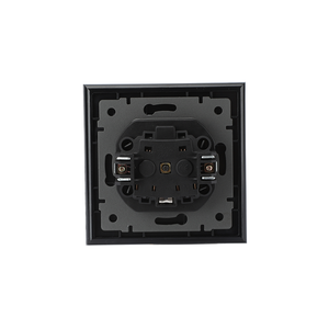 EU tiêu chuẩn 1 <span class=keywords><strong>Gang</strong></span> 1 cách <span class=keywords><strong>2</strong></span> cách điện tường Ánh Sáng Thiết bị chuyển mạch trắng đen grey vàng PC Bảng điều chỉnh chuyển đổi - Product Image 6