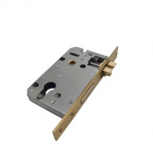 Corps de serrure à mortaise en acier inoxydable silencieux <span class=keywords><strong>anti</strong></span>-effraction 5850 avec loquet en cuivre pour porte intérieure, personnalisé en usine, vente en gros - Product Image 2