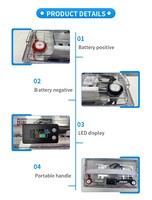 Batterie LiFePO4 semi-solide à coque transparente 12,8 V 100 Ah avec cellules de qualité A 3,2 V 102 Ah 4S1P 6000 cycles