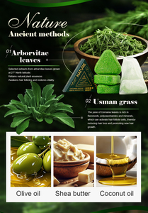 <span class=keywords><strong>Savon</strong></span> Solide Herbal Naturel Usman Grass Marque Blanche – Nettoyant Doux Anti-Pelliculaire et Séborégulateur pour Cheveux - Product Image 5