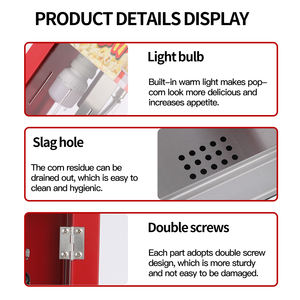 <span class=keywords><strong>Machine</strong></span> à popcorn de comptoir <span class=keywords><strong>sans</strong></span> huile, à air chaud, pour café, saine et faible en gras - Product Image 4