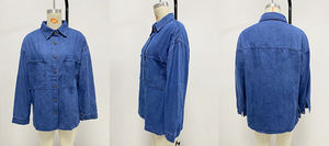 เสื้อเชิ้ตเดนิมทรงบอยเฟรนด์ แขนยาว ติดกระดุม สไตล์วินเทจ ลำลอง สำหรับผู้หญิง คอลเลคชั่นฤดูใบไม้ผลิ/ฤดูใบไม้ร่วง 2026 จาก Channel Trendy - Product Image 6