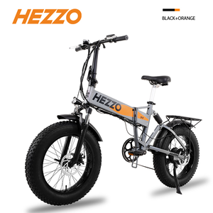 Bicicleta Elétrica Dobrável HEZZO T7 750W 48V em Liga de Alumínio com Bateria de Lítio de 15Ah e Suspensão Completa, Pneus Grossos de 20 Polegadas - Product Image 1