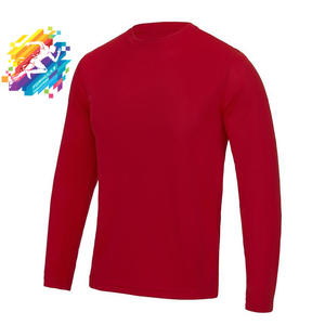 Camiseta de Manga Larga de Buena Calidad de Formula1 Industries, Personalizada, de Secado Rápido, 100% Algodón, a Rayas, Informal, para Hombre - Product Image 2