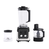 Robot culinaire multifonction 3-en-1 avec minuteur, mixeur en acier inoxydable, vente en gros, commande en gros, OEM ODM disponible pour la maison
