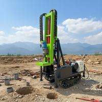 Foreuse DTH de haute qualité pour exploration géotechnique, mini-foreuse sur chenilles, machine de forage 150 m avec DTH
