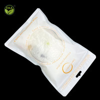 Sacs en mylar à zip-lock BOPP mat à impression personnalisée, retenue à glissière transparente sur un côté, pour emballage transparent d'alignement