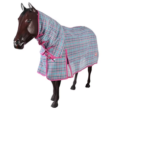 Durable PVC Mesh Polycotton Horse Rug Combo Fly Sheet Turnout Lightweight Summer Rug - Product Image 2