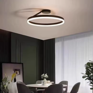 Lámpara de Techo Circular LED Moderna y Minimalista, Perfecta para Dormitorio, Comedor y Balcón, Elegante y Estilosa Luminaria Interior - Product Image 2
