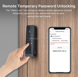 Cerraduras de huellas dactilares inteligentes para panel de vidrio de nuevo diseño, <span class=keywords><strong>casillero</strong></span> inteligente para puerta de hotel, Cerradura Inteligente Con Wifi - Product Image 3