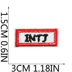 แผ่นปักลายตัวอักษรย่อแบบติดรีดร้อนขนาดเล็ก สำหรับตกแต่งกระเป๋าเดินทางและกระเป๋า - Product Image 5