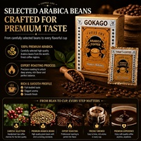 Café en Sachet Torréfaction Moyenne Foncée Arabica Monorigine Vente en Gros du Fabricant avec Service OEM et ODM Café Premium