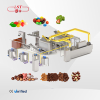 LST Nieuw Ontwerp Hoge Productiviteit 400-1000kg/batch Volledig Automatische Rotatiecoatingmachine voor Snoep, Chocolade, Noten & Fruit