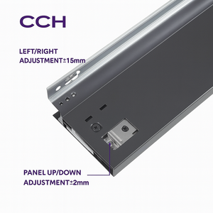 Sistema de Cajones de Doble Pared CCH Supplie, Sistema de Cajones de 84, 116, 167 y 199 mm de Altura, Sistema de Cajones Tandem con Rieles Deslizantes, Laterales de Vidrio, Sistema Plano - Product Image 3