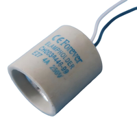 Douille en céramique pour lampe halogène électrique, base de lampe à vis E27, tension 250V, marque AK-TECH, garantie 2 ans