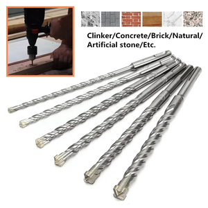 Forets pour marteau perforateur électrique de 210 mm, 5/6/8/10/12/14 mm, <span class=keywords><strong>SDS</strong></span> <span class=keywords><strong>Plus</strong></span>, 16 mm, pointe en forme de croix, fraise à rainures, maçonnerie, béton, roche - Product Image 3