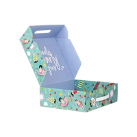 Boîtes d'emballage cadeaux pliables en carton ondulé, personnalisées, de qualité supérieure, écologiques, avec lamination mate et gaufrage, pour avion portable