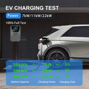 <span class=keywords><strong>Cargador</strong></span> de Vehículos Eléctricos AC 7kW 22kW 11kW Tipo 2 NACS CHAdeMO WiFi LCD OCPP NFC Impermeable RoHS Distribuidor Directo Público de Calle ODM Columna - Product Image 5