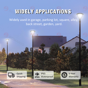 Lampada LED da Giardino per Pali IP65 in Alluminio AC 100W/60W di Alta Qualità, Produzione Cinese, Best Seller - Product Image 5