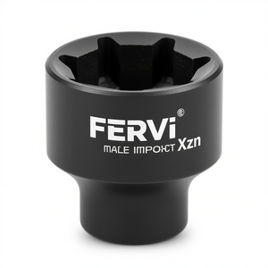 Douille à chocs Fervi Xzn pour outils de réparation automobile, conception à 12 points - Product Image 2