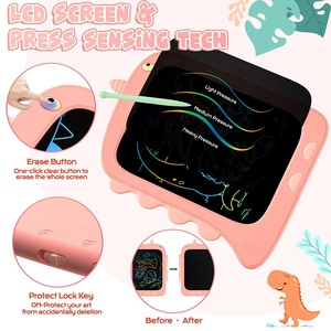 Regalos novedosos Artículos escolares para niños Envío gratis Tableta para dibujar <span class=keywords><strong>Pizarra</strong></span> mágica para niños Tablero mágico <span class=keywords><strong>Lcd</strong></span> - Product Image 4