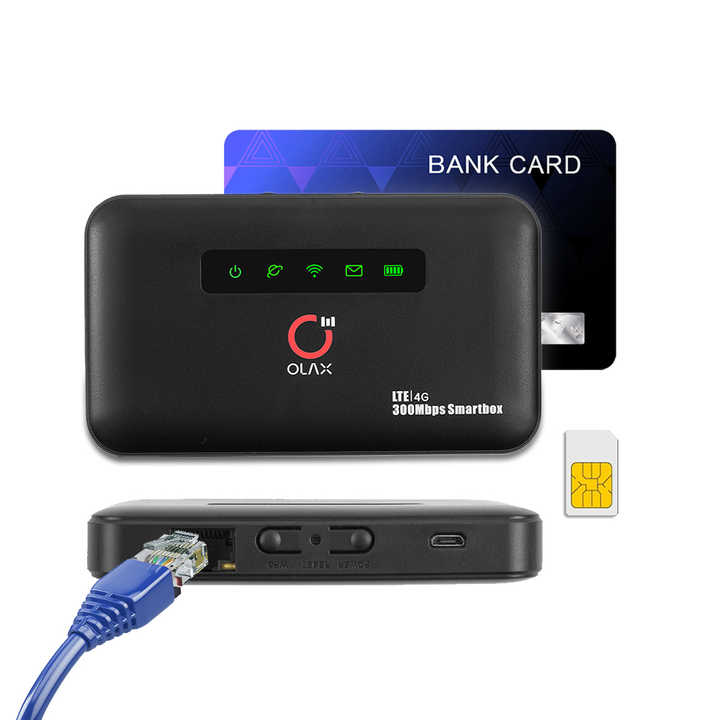 OLAX MF6875ホットポットSimスロットルーター4gWifi RJ45LANポートWifi 