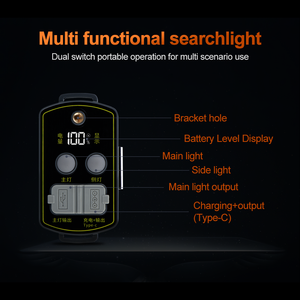 Công Suất Cao 20W LED Trắng Tia Laser Bead Chia Đèn Pha Đèn Pin UV Vàng Màu Xanh Bộ Lọc Sản Lượng Điện Cho Săn Bắn Đầu Ánh Sáng - Product Image 2