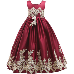 <span class=keywords><strong>Vestido</strong></span> <span class=keywords><strong>de</strong></span> <span class=keywords><strong>Fiesta</strong></span> <span class=keywords><strong>de</strong></span> Princesa sin Mangas con Bordado <span class=keywords><strong>para</strong></span> Niñas <span class=keywords><strong>de</strong></span> 5 a 15 Años - Product Image 5