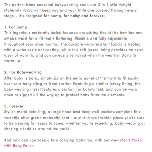 Parka de maternidad 3 en 1 para mujeres embarazadas, abrigos de invierno, chaqueta, <span class=keywords><strong>abrigo</strong></span> - Product Image 6