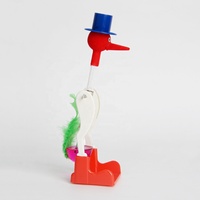 Jouet éducatif Magic Sippy Bird pour soulager le stress, oiseau en verre fait à la main qui boit en plongeant, cadeaux de bienvenue pour les salons professionnels