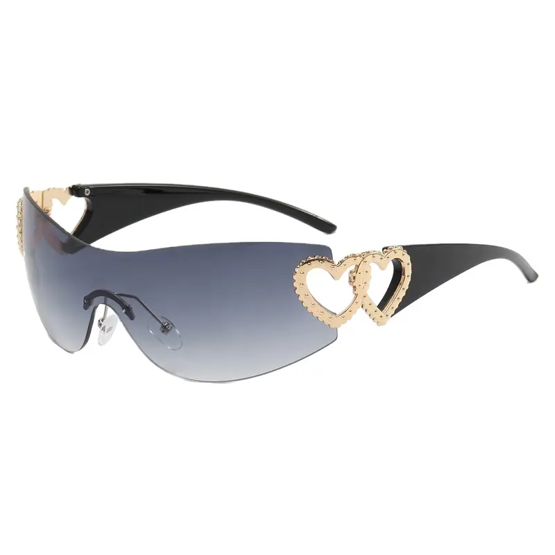 Liebeszubehör Sonnenbrille 2024 New Fashion Y2K heiße Sonnenbrille unterstützt Kundenanpassung zu einem günstigen Preis