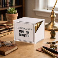 Boîte de présentation en acrylique pour mini-boîtes Pokémon avec couvercle magnétique, protection anti-UV, pour 8 ou 10 boîtes de cartes à collectionner TCG