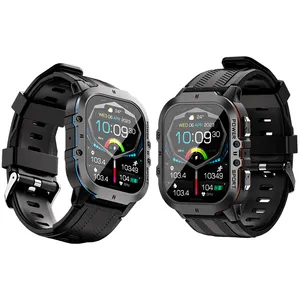 Leadoys C26 Men Smart Watch BT Call deep Waterproof 350mAh Large Battery Large Memory Outdoor Sports Newest AMOLED Smartwatch