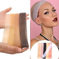 Bande de maintien de perruque en maille respirante, antidérapante, en silicone, élastique, pour femmes, outils de coiffure
