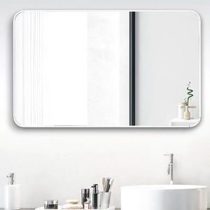 <span class=keywords><strong>80x100</strong></span> Rectangle en alliage d'aluminium <span class=keywords><strong>cadre</strong></span> tenture murale salle de bain miroir rustique ferme décor à la maison nouveau 2025 livraison directe en gros - Product Image 5