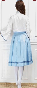 Disfraz de Sirvienta de Poliéster Azul y Rojo al por Mayor 2026 para Mujer, Cosplay, Actuación en Escenario, Hanfu, Lolita, Falda <span class=keywords><strong>Midi</strong></span> - Product Image 6