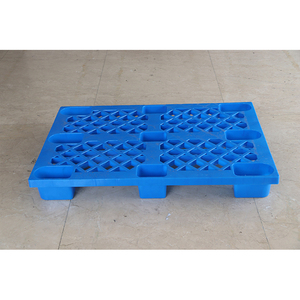 LK1208 Paleta <span class=keywords><strong>de</strong></span> <span class=keywords><strong>madera</strong></span> <span class=keywords><strong>de</strong></span> una cara <span class=keywords><strong>de</strong></span> nueve pies Durable HDPE PP Material Euro Style <span class=keywords><strong>con</strong></span> entrada <span class=keywords><strong>de</strong></span> 4 vías para transporte - Product Image 4