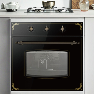 Lò nướng đôi tường chạy bằng khí 60cm điều khiển hẹn giờ kỹ thuật số bằng thép không gỉ tích hợp Lò nướng điện gia dụng khách sạn tích hợp lò nướng - Product Image 4