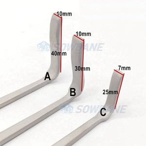 Retraktor gigi retraktor operasi tisu PiPi Kocher-instrumen bedah besi anti karat traktor langenу - Product Image 6