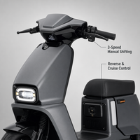 1200W 60V 14 Inch Brushless Electric Motorcycle Off-Road CBS Brake Dual Storage 3 Speed Cruise 200kg Load 61-80km/h for Adults