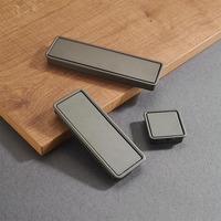 Poignées de meubles modernes en Zamak doré durables pour cuisine, salle de bain et chambre à coucher